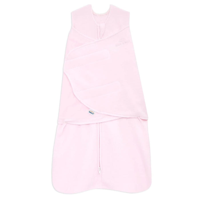 Shop Halo Micro-Fleece Swaddle, Small, Light Pink at GoodBuy Gear