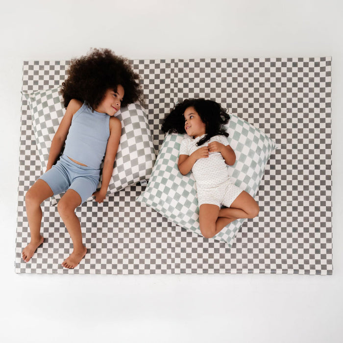 Shop Imperfect | Checker Pepper Vegan Leather Mat at GoodBuy Gear