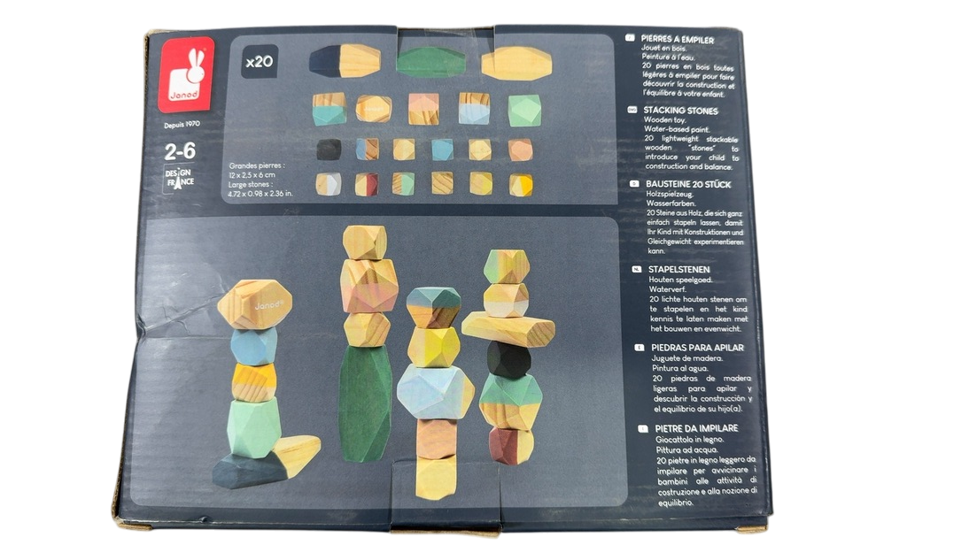 Shop Janod Sweet Cocoon Stacking Stones at GoodBuy Gear