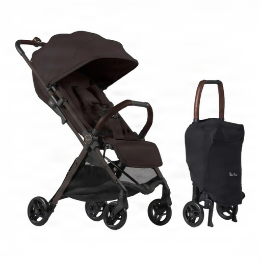 Shop Silver Cross Jet 5 Super Compact Stroller, 2025, Ganache at GoodBuy Gear
