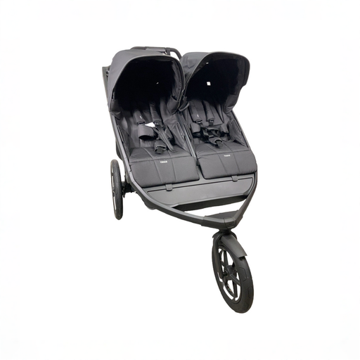 Shop Thule Urban Glide 3 Double Stroller, 2023, Black, Click In Buckle at GoodBuy Gear
