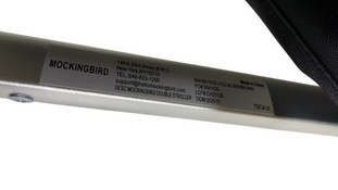 Shop Mockingbird Single to Double 2.0 Stroller, 2025, Black, Silver With Penny Leather, Windowpane at GoodBuy Gear