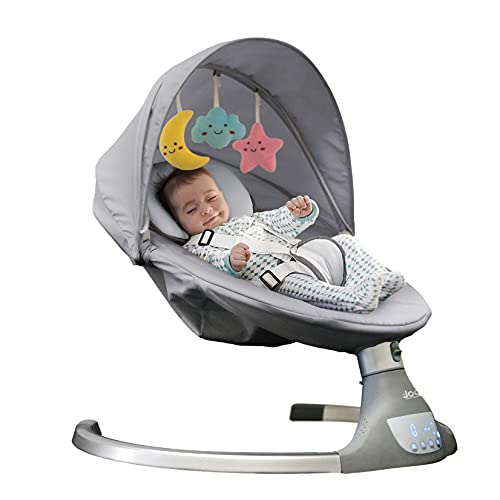 Shop Jool Nova Baby Swing, Gray, Signature at GoodBuy Gear