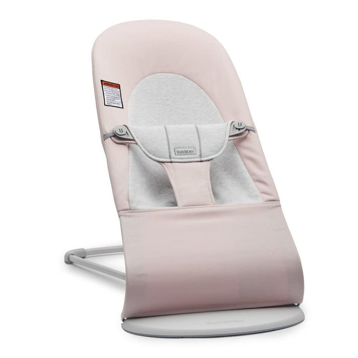 BabyBjorn Bouncer Balance, Light Gray Frame, Light Pink/Gray