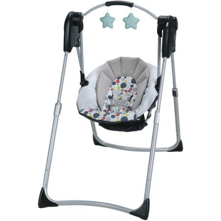 used Graco Slim Spaces Compact Baby Swing, Etcher