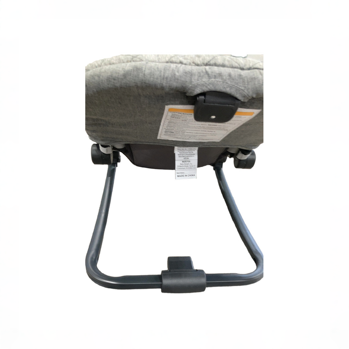 Shop Baby Delight Go With Me Aura Deluxe Portable Rocker & Bouncer, Quilted Charcoal Tweed at GoodBuy Gear
