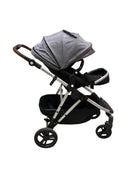 Shop Mockingbird Single to Double 2.0 Stroller, 2025, Heather grey, Night Stars, Silver With Penny Leather at GoodBuy Gear