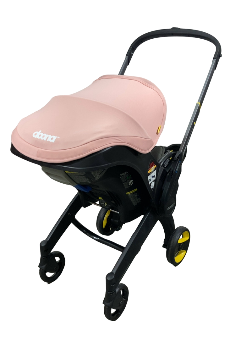 Doona Infant Car Seat & Stroller Combo, 2023, Blush Pink