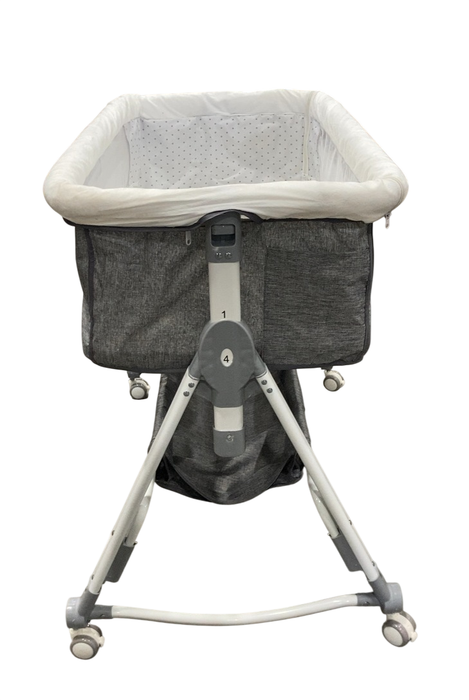 Shop Jojolam 5-in-1 Infant Bedside Crib with Changing Table, Gray at GoodBuy Gear