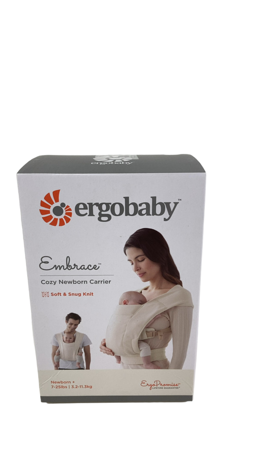 Shop Ergobaby Embrace Baby Carrier, Cream, Knit at GoodBuy Gear