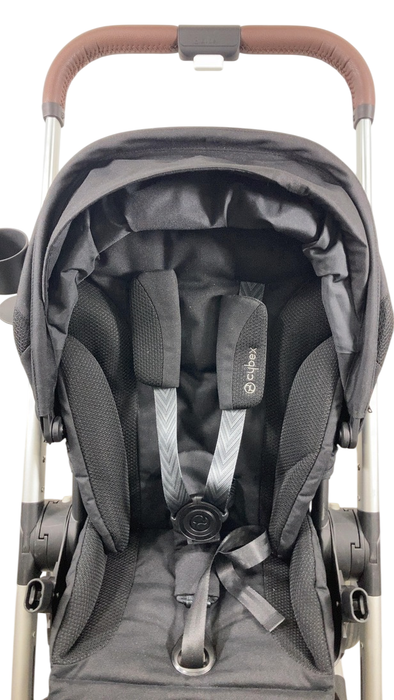 Shop Cybex Balios S Lux Stroller, 2023, Moon Black, Silver at GoodBuy Gear