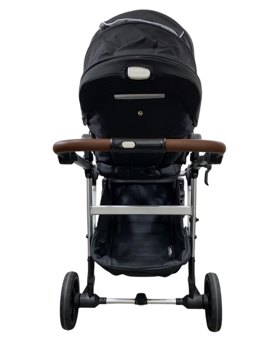 Shop Mockingbird Single to Double 2.0 Stroller, 2024, Black, Silver With Penny Leather, Windowpane at GoodBuy Gear