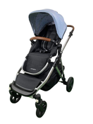 Shop Mockingbird Single to Double 2.0 Stroller, 2024, Silver With Penny Leather, Sky, Watercolor Drops at GoodBuy Gear