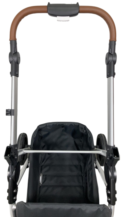 Shop Mockingbird 2.0 Single to Double Stroller Frame, Silver With Penny Leather, 2024 at GoodBuy Gear