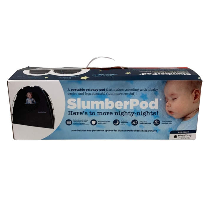 Shop SlumberPod 2.0 Sleep Canopy, Black with Gray at GoodBuy Gear
