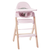 Shop Mockingbird High Chair, Natural Beech, Petal Pink at GoodBuy Gear