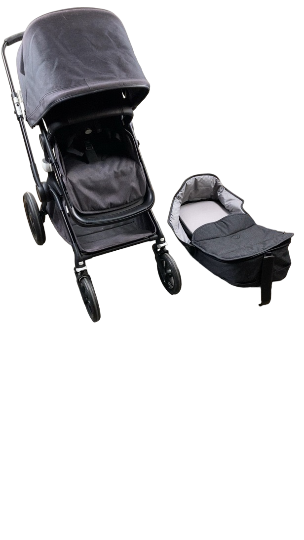 Bugaboo Fox 3 Stroller, 2021, Black, Washed Black, Washed Black
