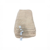 Shop DRAFT - Comfy Cubs Muslin Burp Cloths, 5 Pack, Sand at GoodBuy Gear