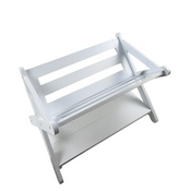 Shop Utex Kids Bookshelf with Caddy, White at GoodBuy Gear