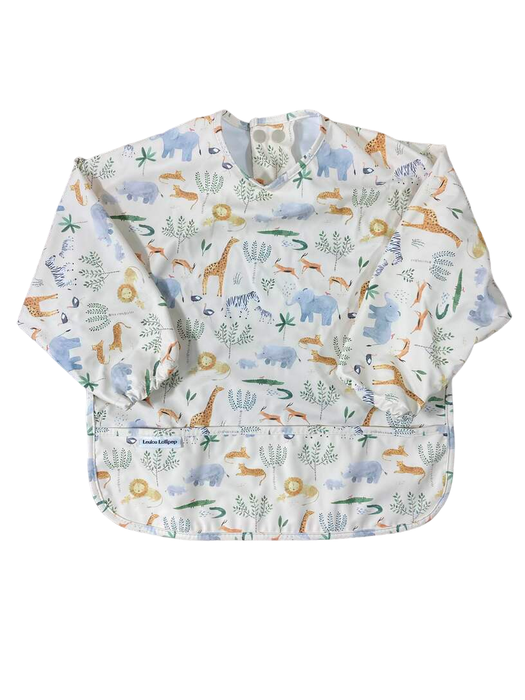 Shop LouLou Lollipop Long Sleeve Waterproof Bib, Safari Jungle at GoodBuy Gear