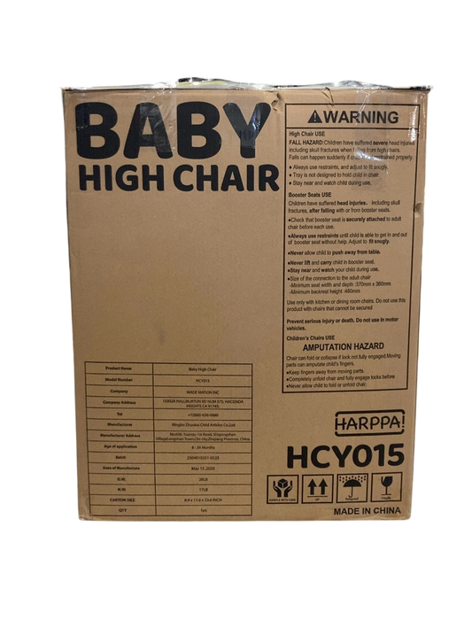 Shop HARPPA 8 in 1 Convertible Baby High Chair, Grey at GoodBuy Gear