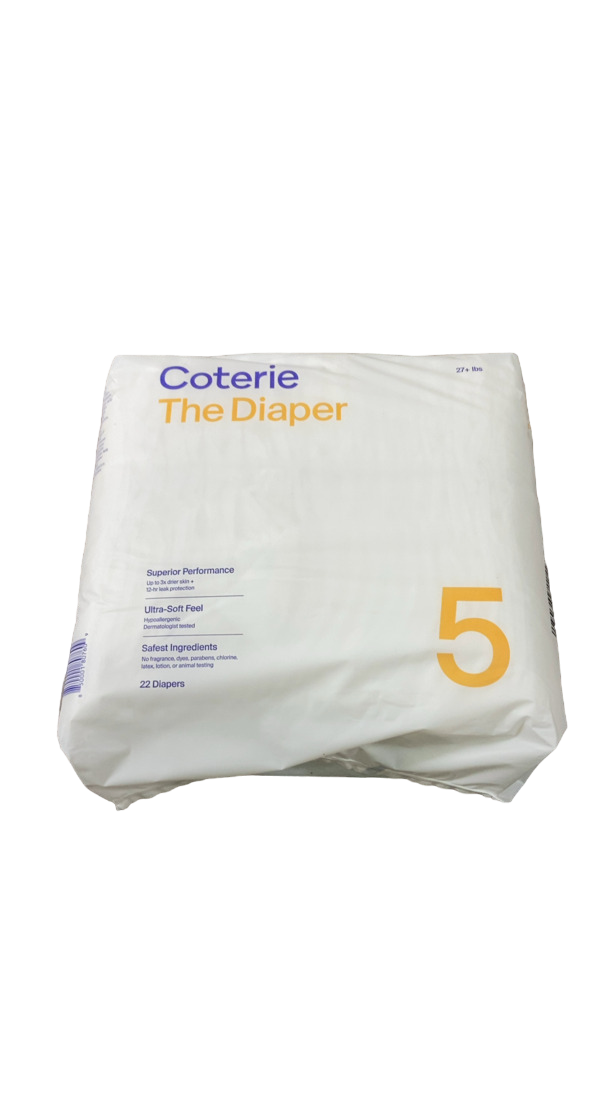 Coterie Size 5 Diapers, 22 Count — GoodBuy Gear