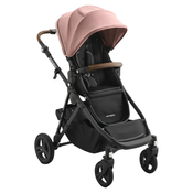 Shop Mockingbird Single 3.0 Stroller, 2025, Charcoal with Penny Leather, Rose at GoodBuy Gear