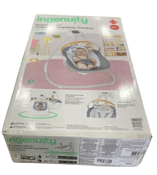 Shop Ingenuity Simple Comfort 2-in-1 Swing Rocker, Chambray at GoodBuy Gear