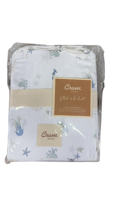 Shop Crane Baby Crib Fitted Sheet, Sealife at GoodBuy Gear
