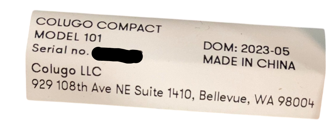 Shop Colugo Compact Stroller, 2023, Black at GoodBuy Gear