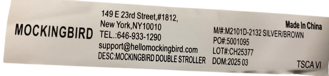Shop Mockingbird Single to Double 2.0 Stroller, Sage, Windowpane, Silver With Penny Leather, 2025 at GoodBuy Gear