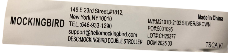 Shop Mockingbird Single to Double 2.0 Stroller, Sage, Windowpane, Silver With Penny Leather, 2025 at GoodBuy Gear