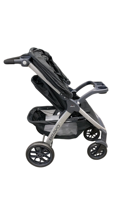Shop Chicco Bravo Quick-Fold Stroller, 2025, Black at GoodBuy Gear