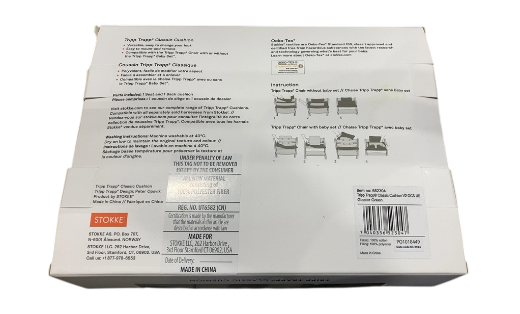 Shop Stokke Tripp Trapp Classic Cushion, Glacier Green, Version 2.0 at GoodBuy Gear