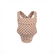Shop Mabē The Monarch Carrier, Mocha Check at GoodBuy Gear