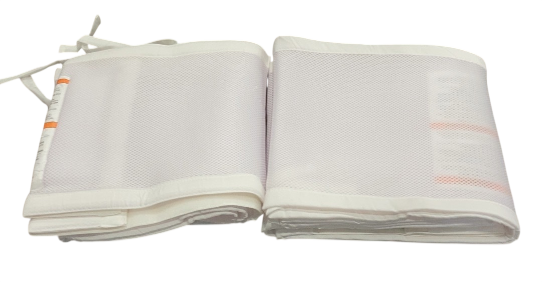 Shop Breathable Baby Mesh Crib Liner, Full Size/4 Sides, White at GoodBuy Gear