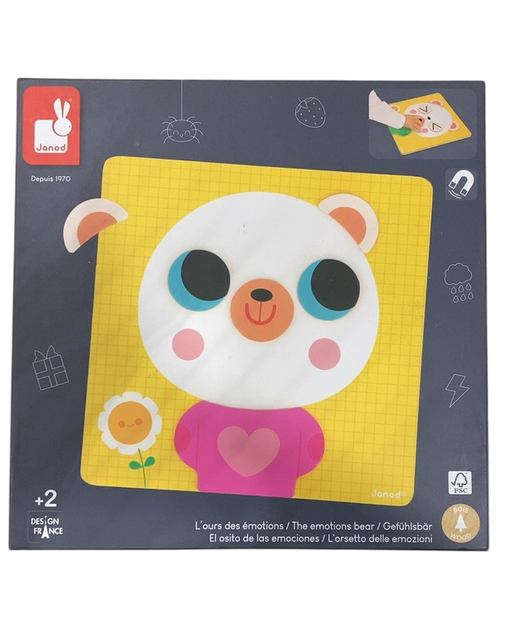 Shop Janod Magnetic Puzzle, Emotions Bear at GoodBuy Gear