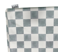 Shop Toki Kids Vegan Leather Cover, Checker Matcha, Standard at GoodBuy Gear