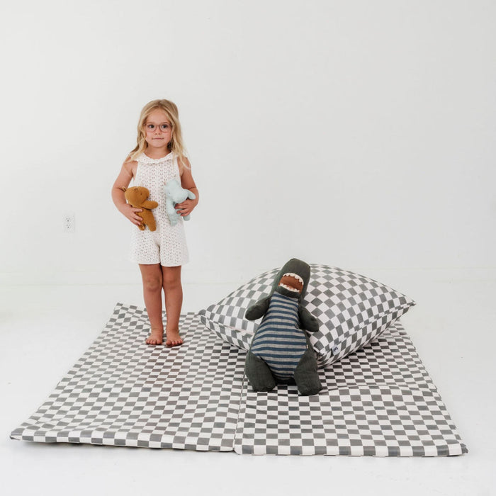 Shop Imperfect | Checker Pepper Vegan Leather Mat at GoodBuy Gear
