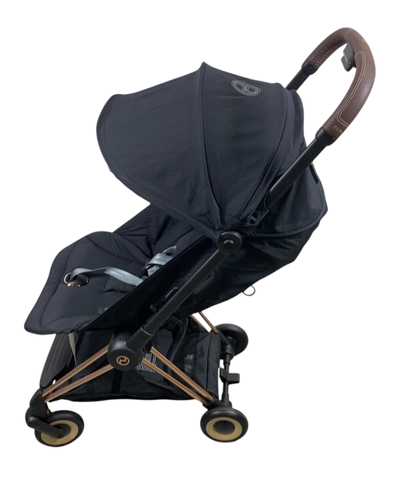 Shop Cybex Coya Stroller, 2023, Rose Gold, Sepia Black at GoodBuy Gear