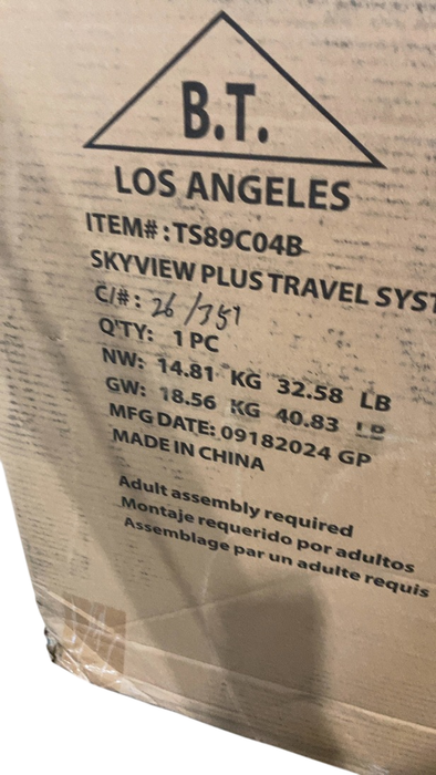 Shop Baby Trend Skyview Plus Travel System, Bluebell, 2024 at GoodBuy Gear