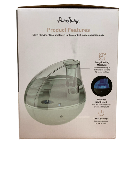 Shop Pure Enrichment PureBaby Ultrasonic Cool Mist Humidifier, Silver at GoodBuy Gear
