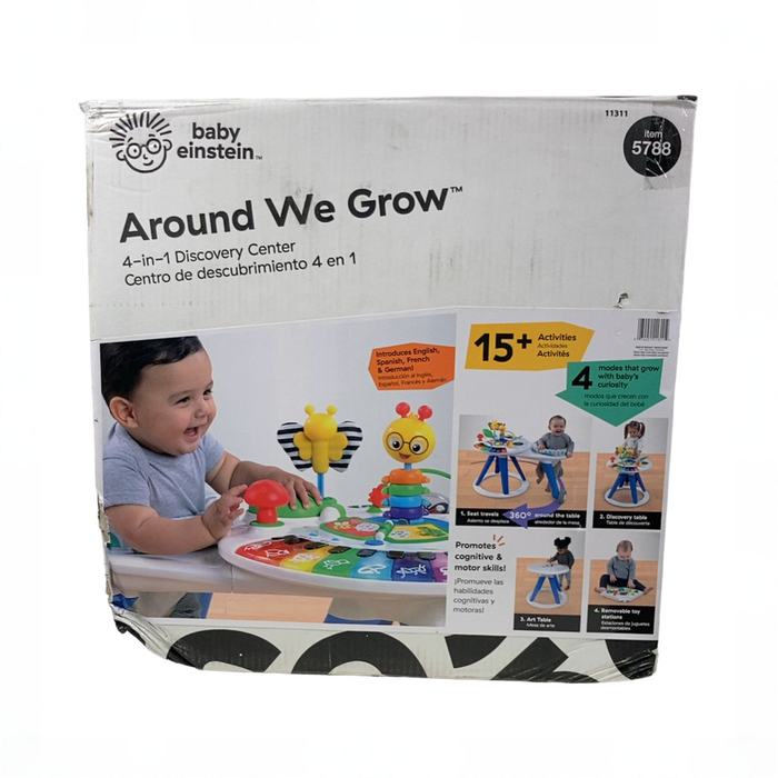 Shop Baby Einstein Around We Grow 4-in-1 Walk Around Discovery Activity Center Table at GoodBuy Gear