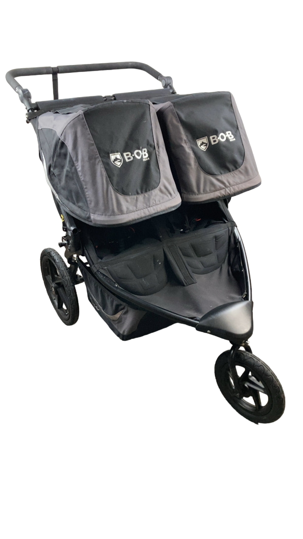 BOB Revolution Flex Duallie Stroller, Graphite Black, 2024