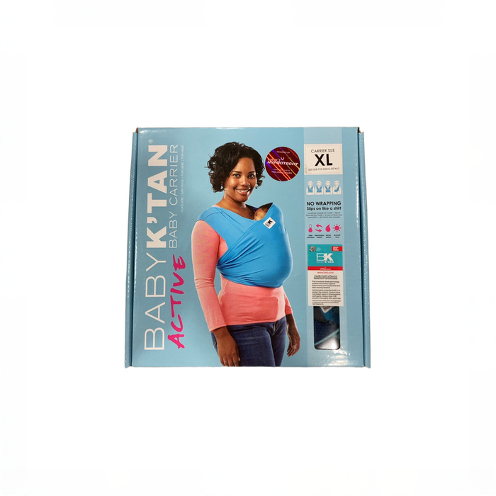 Shop Baby K'tan Baby Carrier, Active, Turquoise Blue, X-Large at GoodBuy Gear