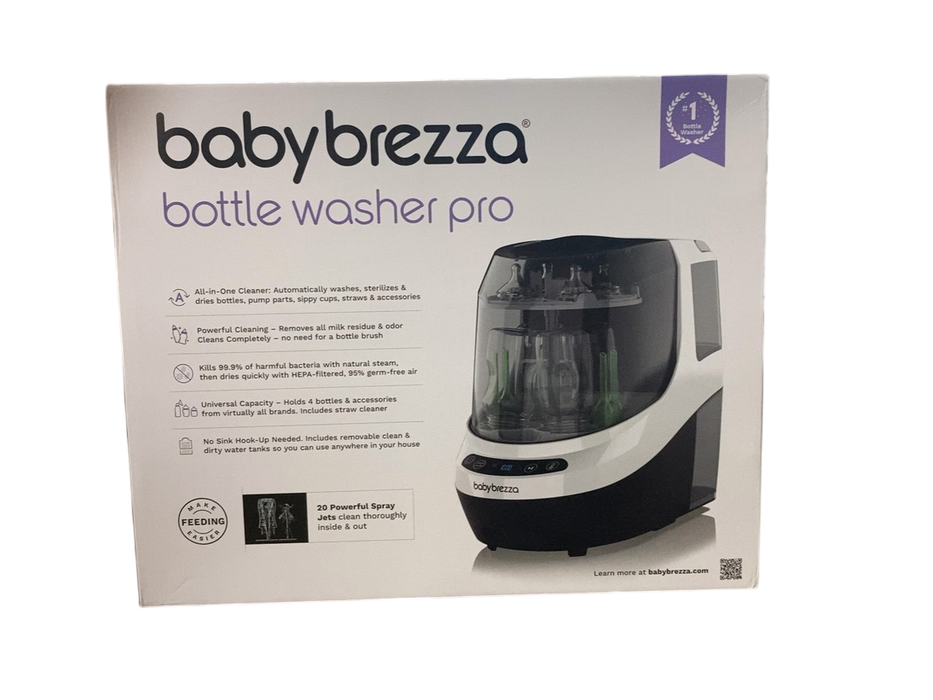 Shop Baby Brezza Bottle Washer Pro, White/Black at GoodBuy Gear