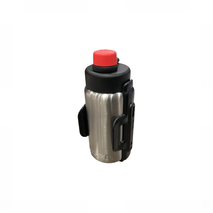 Shop Woom GLUG Stainless Steel Bottle + Bottle Cage, Stainless at GoodBuy Gear
