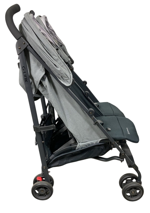 Shop UPPAbaby G-Link V2 Double Stroller, 2022, Greyson (Charcoal Melange) at GoodBuy Gear