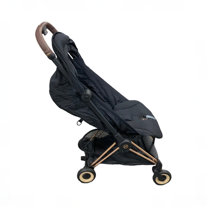 Shop Cybex Coya Stroller, 2024, Rose Gold, Sepia Black at GoodBuy Gear