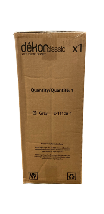 Shop Diaper Dekor Classic Diaper Pail, Gray at GoodBuy Gear
